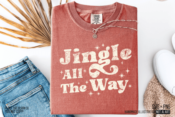 Christmas Quote Jingle Trendy SVG PNG Review