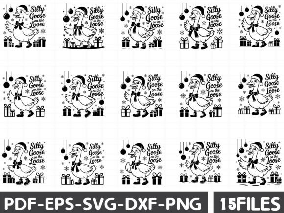 Christmas Silly Goose on the Loose: Graphics & Illustrations Review
