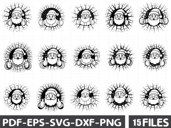 Christmas Svg, Santa Svg, Christmas Orna Graphics
