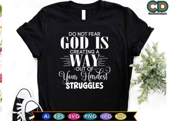 DO NOT FEAR GOD Graphics and T-Shirt Designs for Publishers