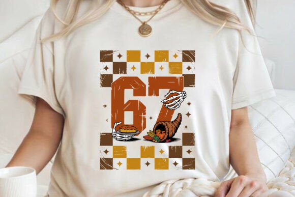 Funny Retro Skeleton Thanksgiving Shirt Graphics & T-Shirt Designs