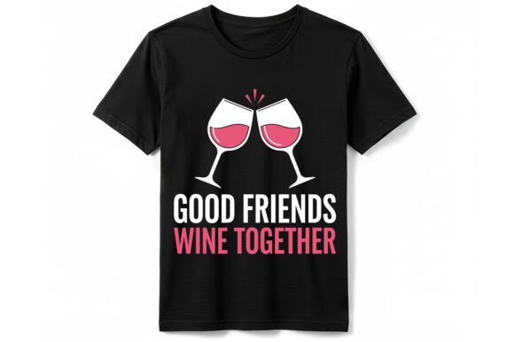 Good Friends Wine Together T-Shirt: Graphics for Modern Sellers