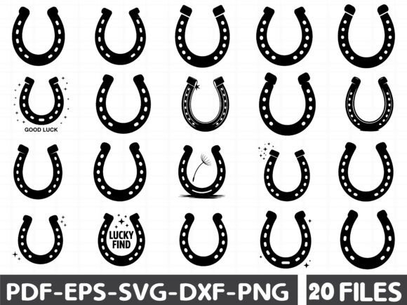 Horseshoe SVG Graphics and Illustrations for Design