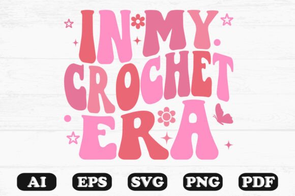 In My Crochet Era Retro T-shirt Design G for Graphics and T-Shirt Designs